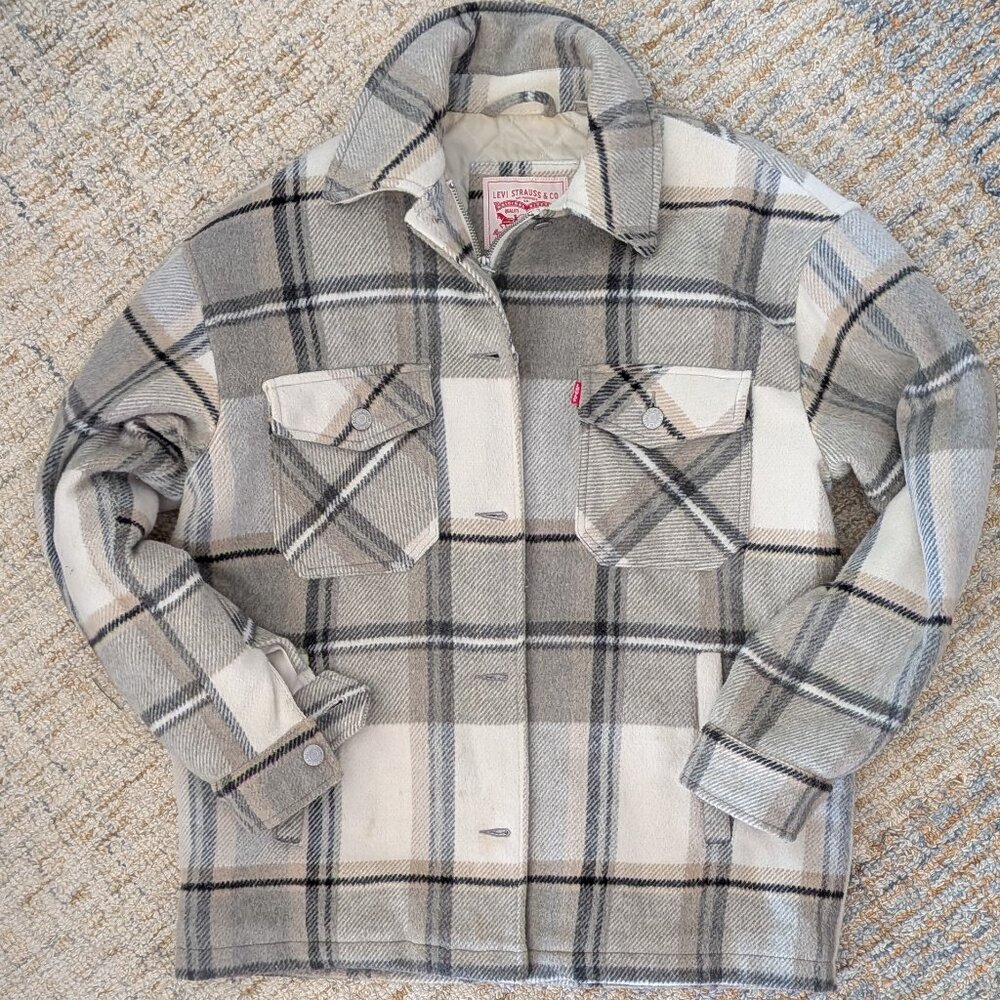 Levi's Plaid Shacket  - S